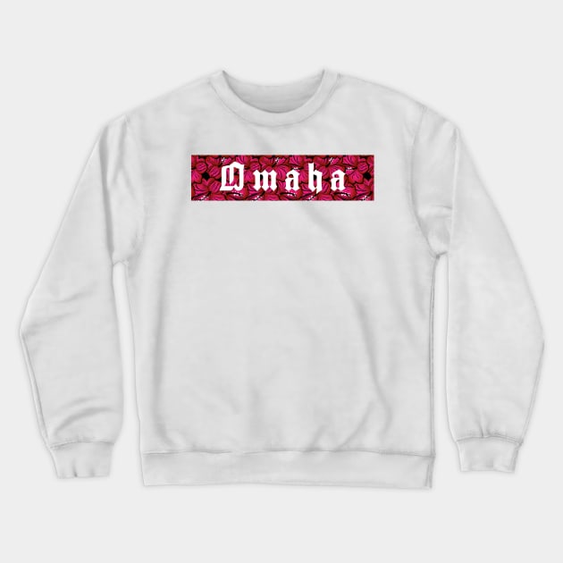 Omaha Flower Crewneck Sweatshirt by Americansports